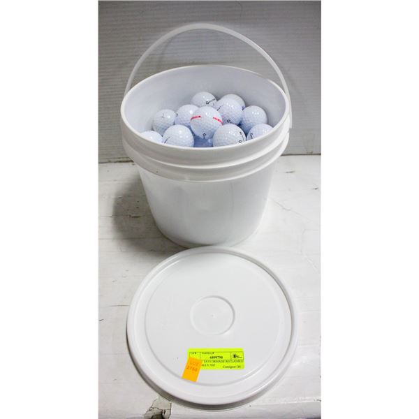 BUCKET TAYLORMADE RECLAIMED GOLF BALLS 5DZ