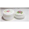 Image 1 : PAIR OF BONE CHINA TRINKET DISHES INCLUDING