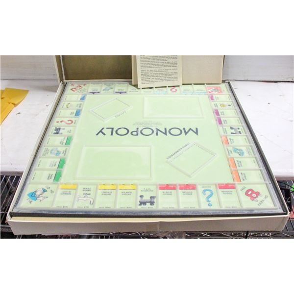 VINTAGE BRAILLE MONOPOLY TABLE TOP XLARGE BOARD