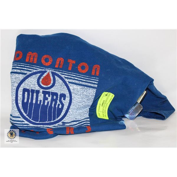 NEW WITH TAG OILERS XL LADIES NHL SHIRT-ESTATE