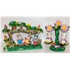 Image 1 : 3 SWINGING EASTER BUNNY ORNAMENTS