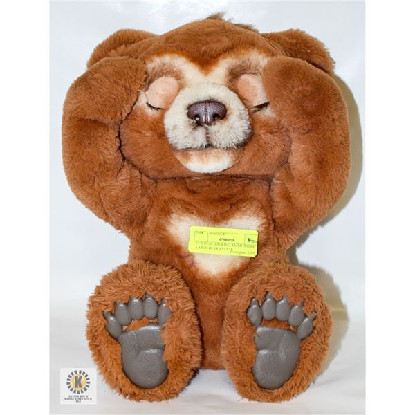 FUR REAL TALKING ANIMITRONIC LARGE BEAR-ESTATE