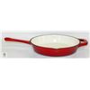 Image 2 : LARGE 10 IN CAST IRON DEEP FRY PAN SKILLET-ESTATE