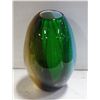 Image 1 : 10" MULTICOLOUR GLASS VASE - ESTATE