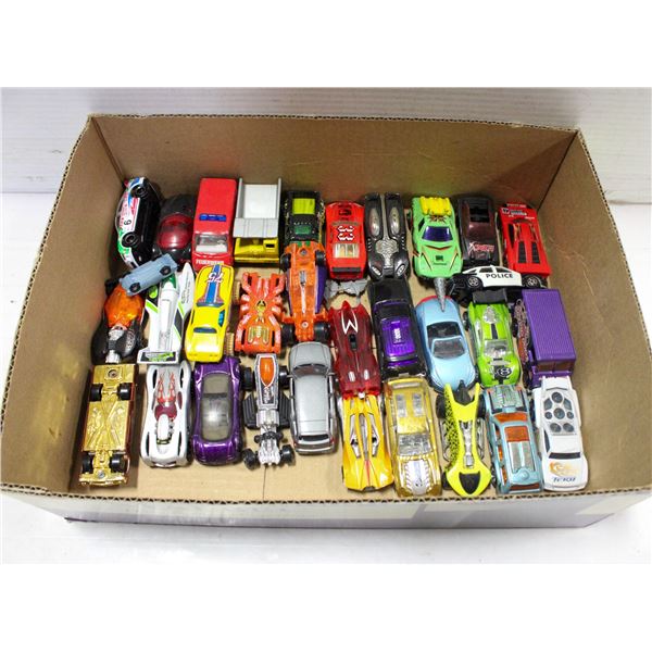 FLAT OF ASSORTED HOTWHEELS CARS