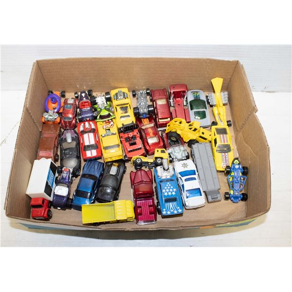 FLAT OF ASSORTED HOTWHEELS