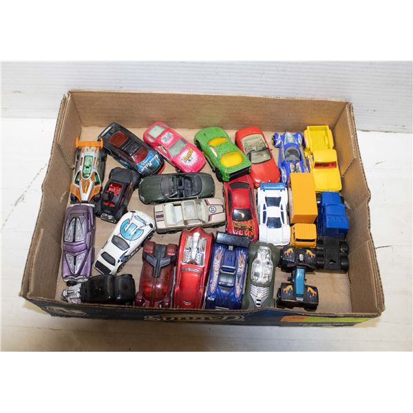 FLAT OF ASSORTED HOTWHEELS