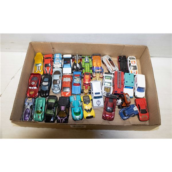 FLAT OF ASSORTED HOTWHEELS
