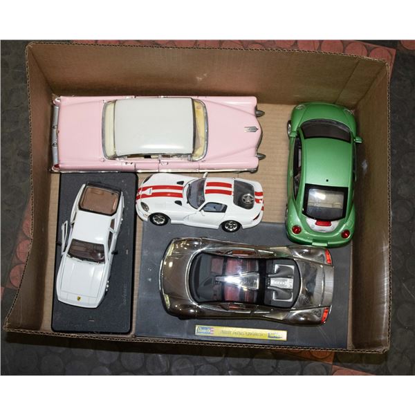 FLAT OF 6 DIECAST CARS