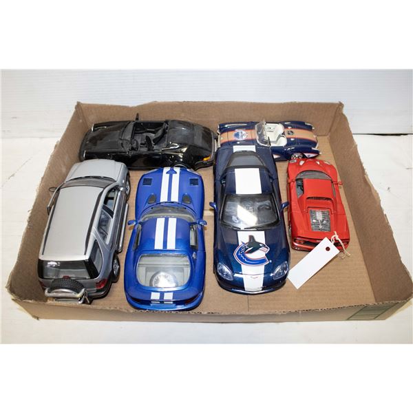 FLAT OF 6 DIECAST CARS