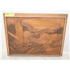 Image 1 : WOOD CARVED EAGLE WALL HANGING