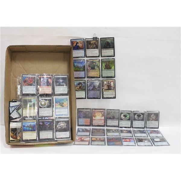 4 PAGES OF MAGIC THE GATHERING CARDS: