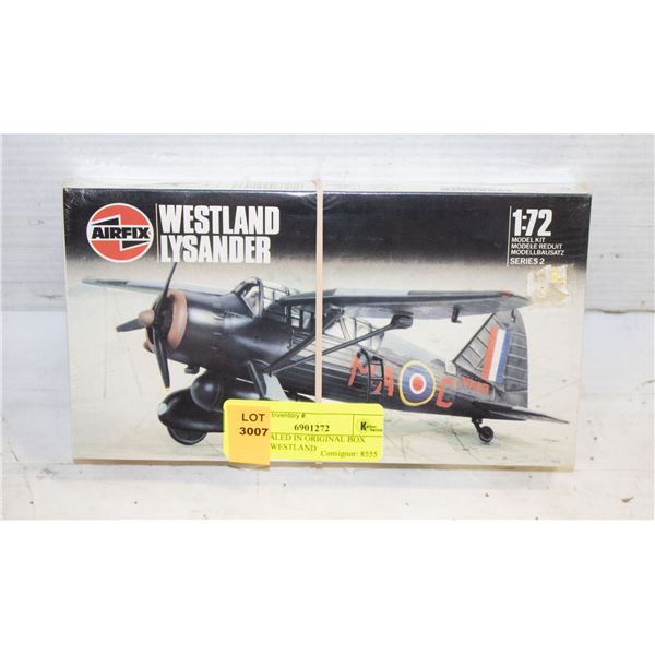 1986 SEALED IN ORIGINAL BOX AIRFIX WESTLAND