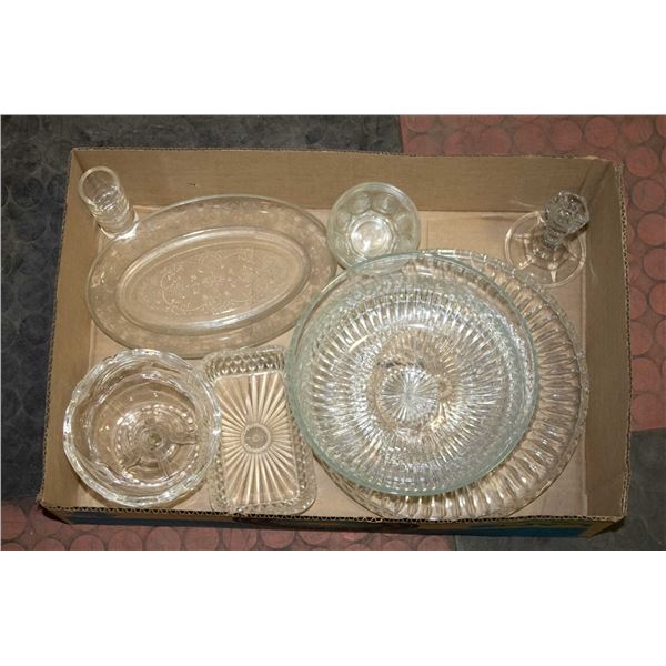 ESTATE CRYSTAL/GLASS SERVING WARE