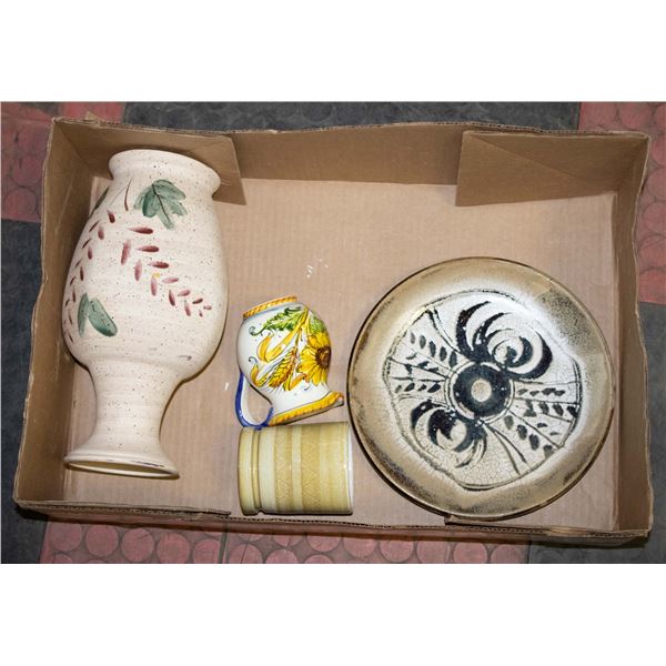 HANDMADE POTTERY ALL TOGETHER, VASE,