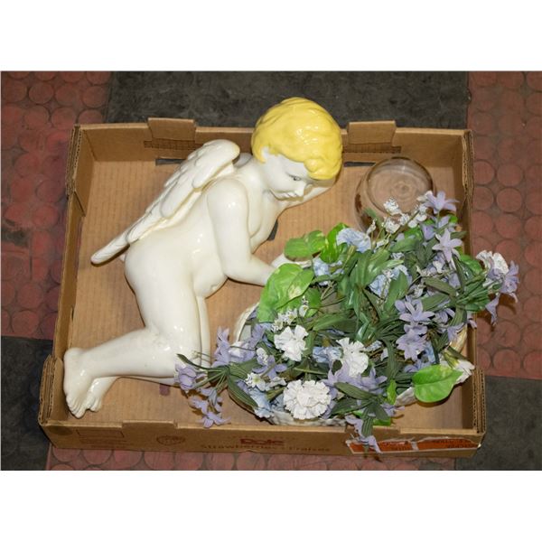 GARDEN DECOR FAIRY+IRRIDESCENT 12 IN LONG