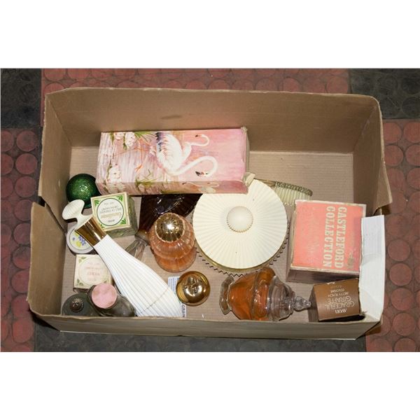 QTY OF VINTAGE AVON COLLECTABLE COSMETIC