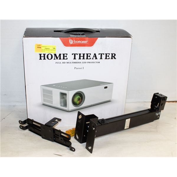 BOMAKER LED PROJECTOR (FHD) + WALL MOUNT
