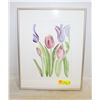 Image 1 : ORIG. WATERCLR/INK PAINTING "TULIP BALLET" FRAME