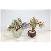 Image 1 : PAIR OF STONE MINI BONSAI TREES