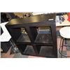 Image 1 : 4 TIER SHELVING UNIT H-39.5" W-12" L-39.5"