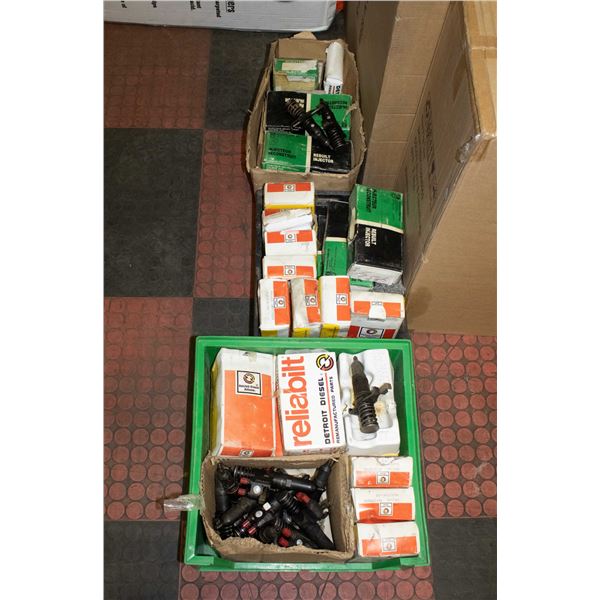 QTY OF UNUSED AND REBUILT DIESEL INJECTORS