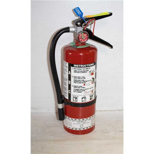 FULLY CHARGED & CERTIFIED FIRE EXTINGUISHER