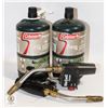 Image 1 : GREEN PROPANE TANKS & TORCH ATTACHMENTS