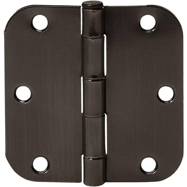 NEW 18-PACK AMAZON BASICS ROUNDED DOOR HINGES