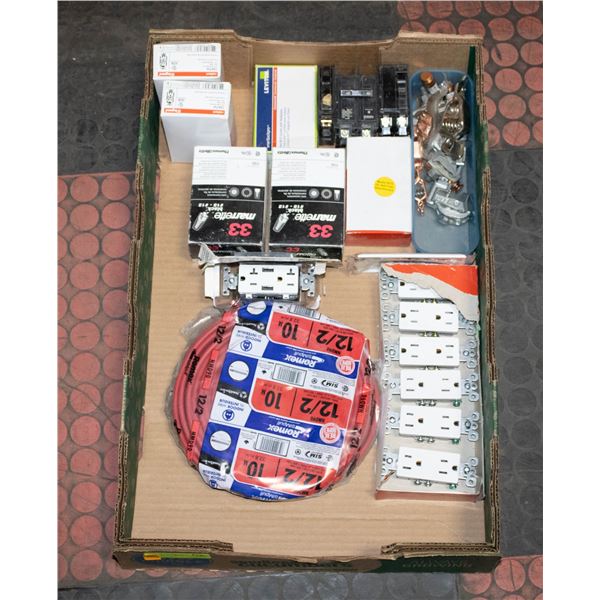 FLAT OF NEW HOME ELECTRICAL SUPPLIES INCL.