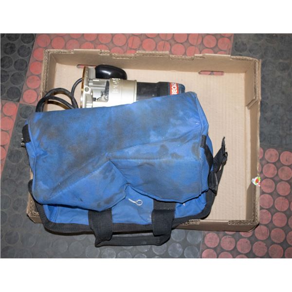 FLAT WITH RYOBI R163 - 8.5 AMP ROUTER, 25,000