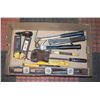 Image 1 : FLAT OF CARPENTER'S HAMMERS AND TOOLS INCL.