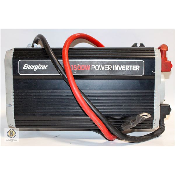 FLAT WITH ENERGIZER 1500 WATT POWER INVERTER