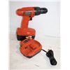 Image 1 : BLACK AND DECKER CORDLESS DRILL WITH BATTERY
