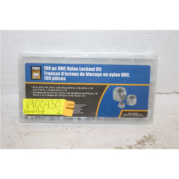 SEALED POWER FIST 100 PIECE UNC NYLON LOCKNUT KIT