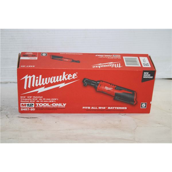 NEW MILWAUKEE M12 CORDLESS 3/8 INCH