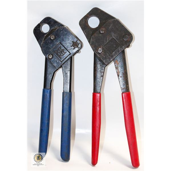 FLAT WITH TWO PEX CRIMPING TOOLS - HEAVY