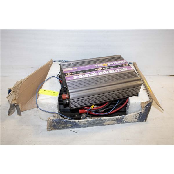 2 INVERTERS; POWERTOGO 6.9AMP & SIGNAL 600WT
