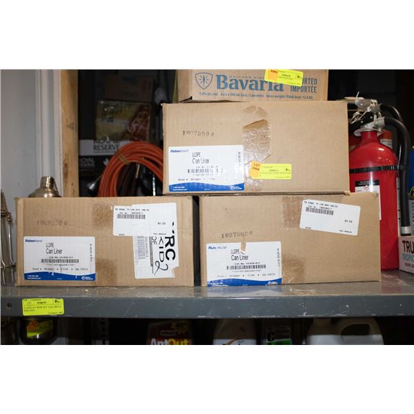 LOT OF 3 X 56 GALLON CAN LINER 100PCS PER CASE