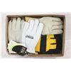 Image 1 : 4 PAIRS (2 NEW INSULATED WORK GLOVES L/XL