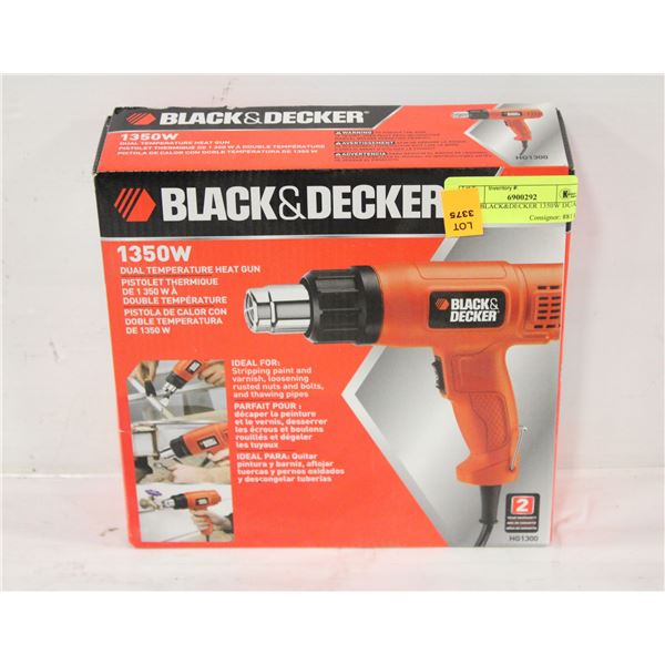 NEW BLACK&DECKER 1350W DUAL