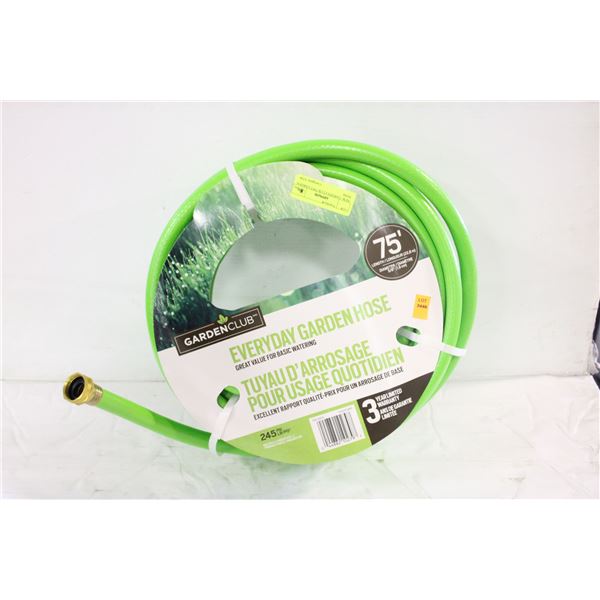 NEW GARDEN CLUB 75FT GARDEN HOSE