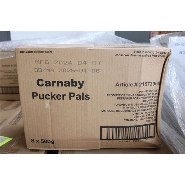 NEW CASE OF CARNABY SWEET PUCKER PALS SOUR CANDY