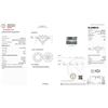 Image 2 : Lab Created Brilliant Round Diamond 43 Cts - Certified
