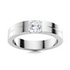 Image 1 : Gold & Brilliant White Diamond 2 Cts Ring - E/VVS