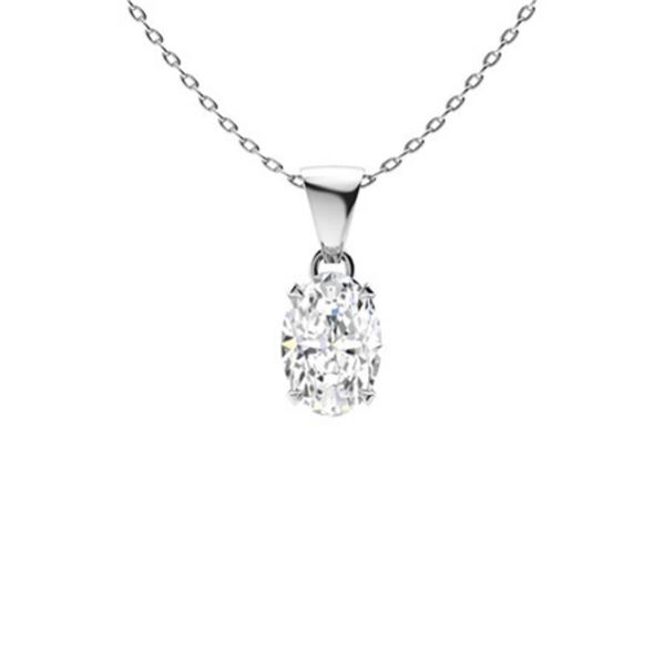 Gold & White Diamonds 2 Cts Necklace - E/VVS