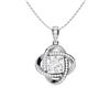 Image 1 : Gold & White Diamonds 2.5 Cts Necklace - E/VVS