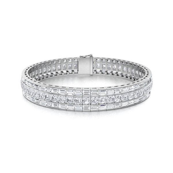Gold & White Diamonds 27.52 Cts Bracelet