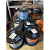 Image 2 : Qty 7 Spools 22-96-74-01 Blue 12 AWG Stranded Copper THHN Wire (500' per spool)