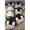 Image 1 : Qty 7 Spools United Copper 325363 White 12 AWG Stranded THHN/THWN-2/MTW Wire (500' per spool)